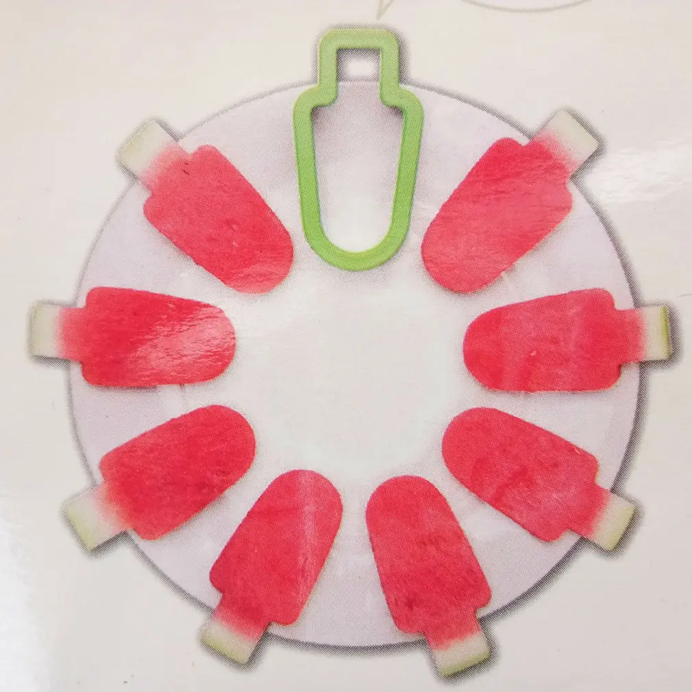 Мороженое эскимо модель арбуз слайсер креативный простой срез фруктовый артефакт моды шаблон ломтик артефакт