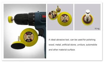 

3pcs/Set Sanding Disc Sander M6 Polishing Waxing Pad 1Inch + 2Inch + 3Inch For Car Paint Care Polishing Pad