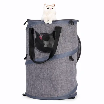 

Multi-Function Pet Cat Outdoor Backpack Foldable Pet Dog Cat Carrier Bag Play Cat Tunnel Tubes Pet House Travel Carrying Cages