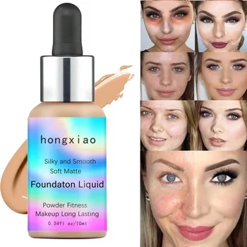 

hOT Liquid Concealer Foundation Cream Smooth Makeup Face Eyes Cosmetic Silky Lasting Scars Acne Cover