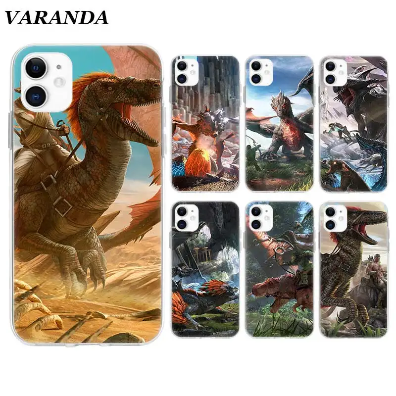 

ARK Survival Evolved Case for Apple iPhone 11 X XR XS Max 7 8 6 6S Plus 5 5S SE 5C Silicone Shell Phone Coque Casos