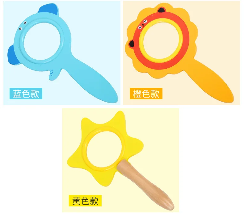 Douyin игрушка знаменитостей стиль мультфильм увеличительное стекло наблюдение за насекомыми детей, игрушки для экспериментов подарок стойло