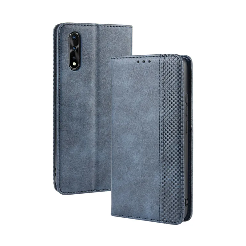 Чехол для vivo V17 Neo кожаный чехол книжка высокого качества в стиле ретро VIVO neo Z5 Y17s