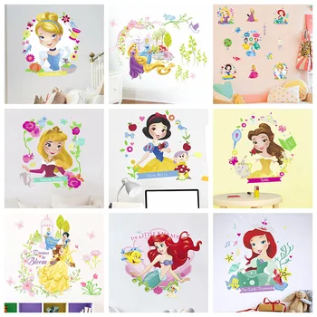 

disney snow white princess 20*30cm wall stickers for kids rooms home decor cartoon wall decals pvc mural art diy wallpaper