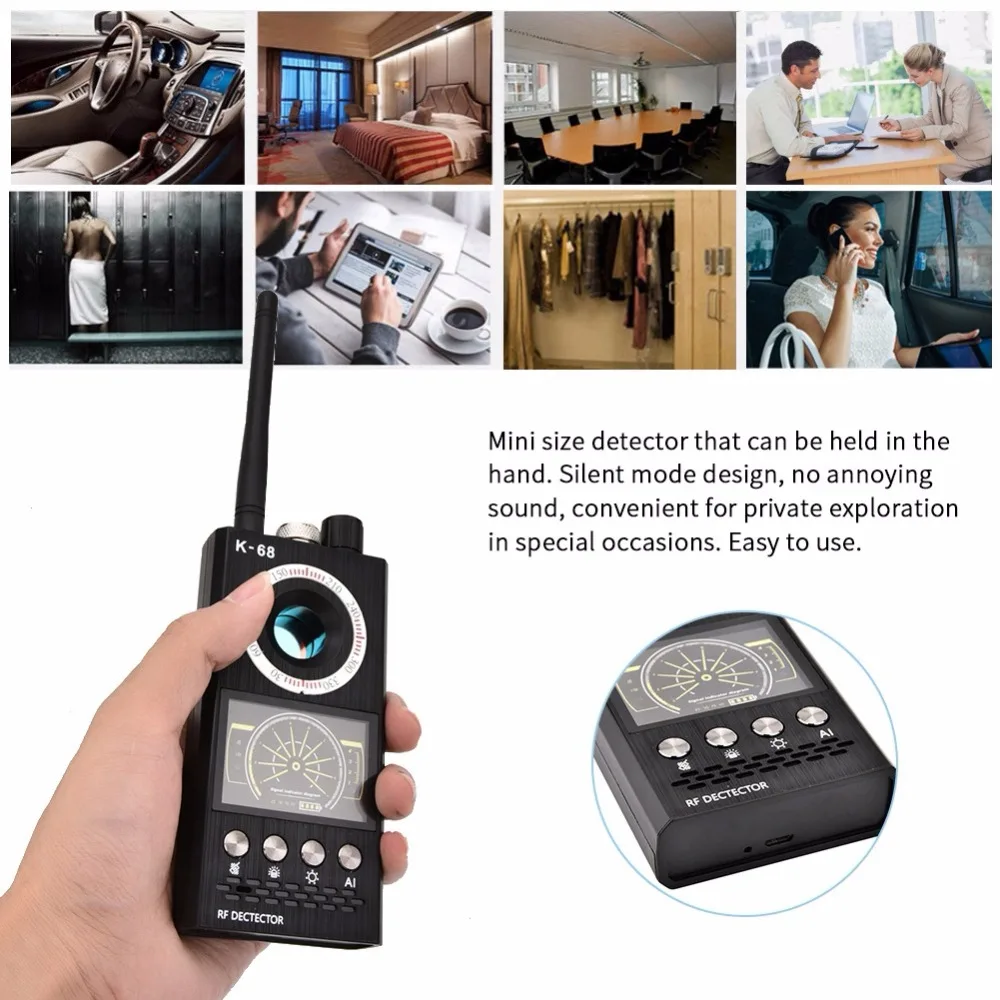 K-68 Detector Safety Protection Wierless Anti-spy Anti  eavesdropping/tracker » Gadget mou