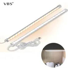 Светодиодная подсветка под шкаф СВЕТОДИОДНЫЙ шкаф 3 Вт/5 Вт DC 5 В жесткий бар Спальня Ночной светильник для лестницы кухня Домашний Светильник ing