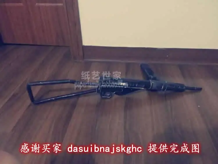 3D Paper Model 1:1 Sten Submachine Gun 3D Paper Model World War II British Plumber Prop