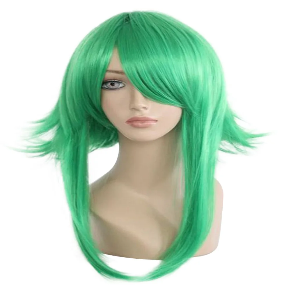 HAIRJOY, женский парик VOCALOID GUMI для косплея, зеленый термостойкий синтетический парик средней длины, прямые парики