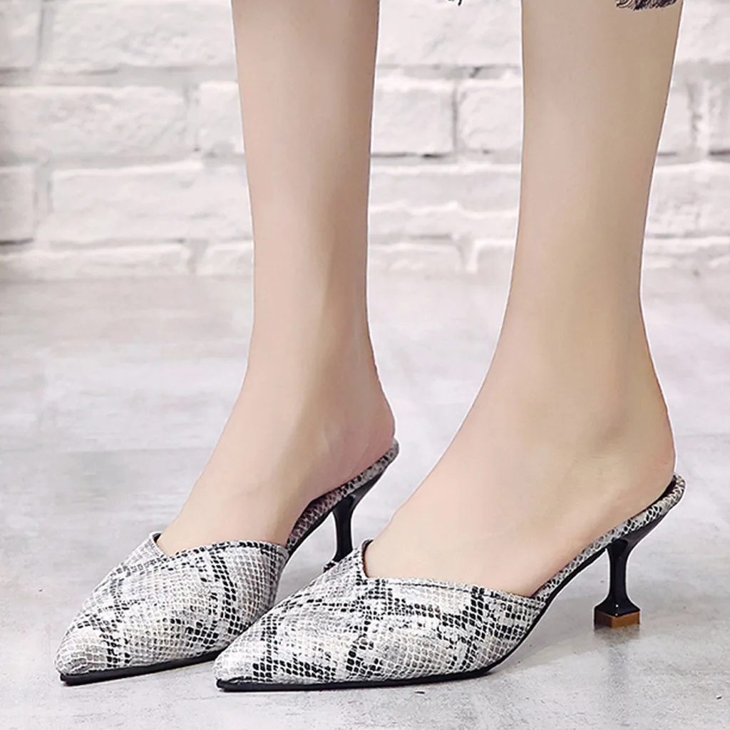 

High Heel Women Shoes Women's Sandals Vintage Square Toe Narrow Band High Heel Sandals Women Summer Shoes Women босоножки Drop12