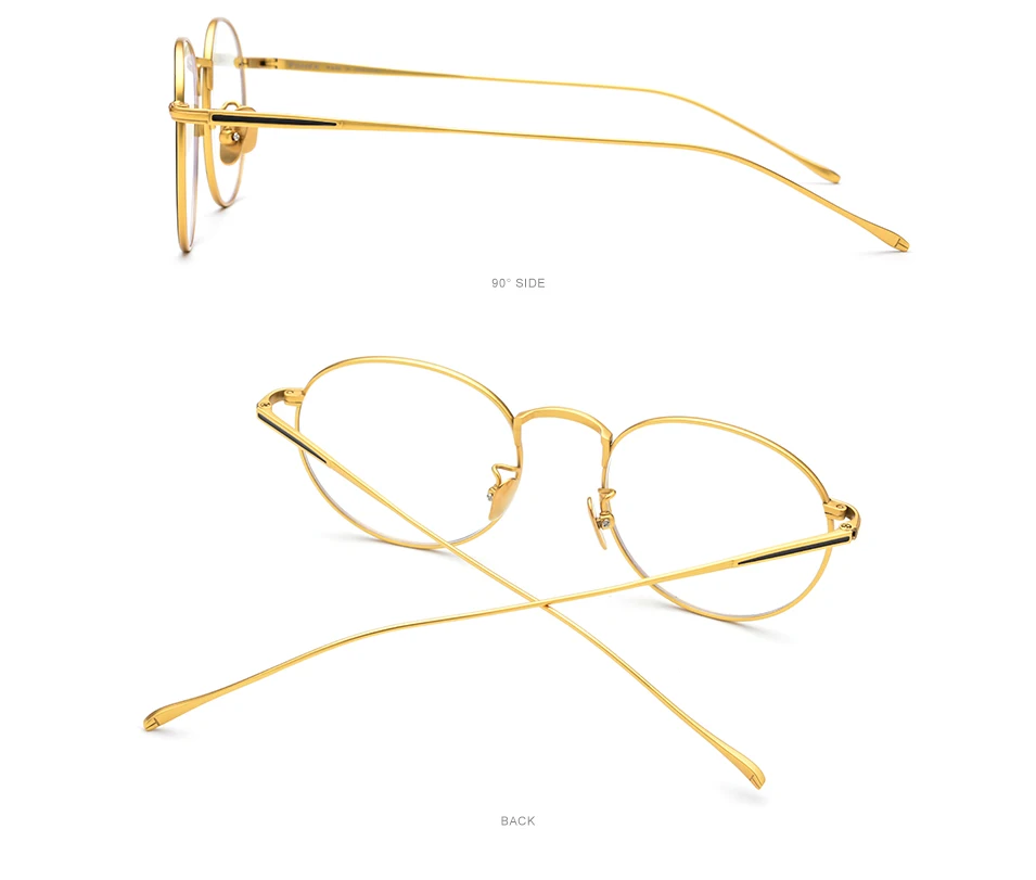FONEX, чистый титановый рецепт, оправа для очков, мужские винтажные круглые очки для близорукости, оправа для очков, женские, корейские очки 888