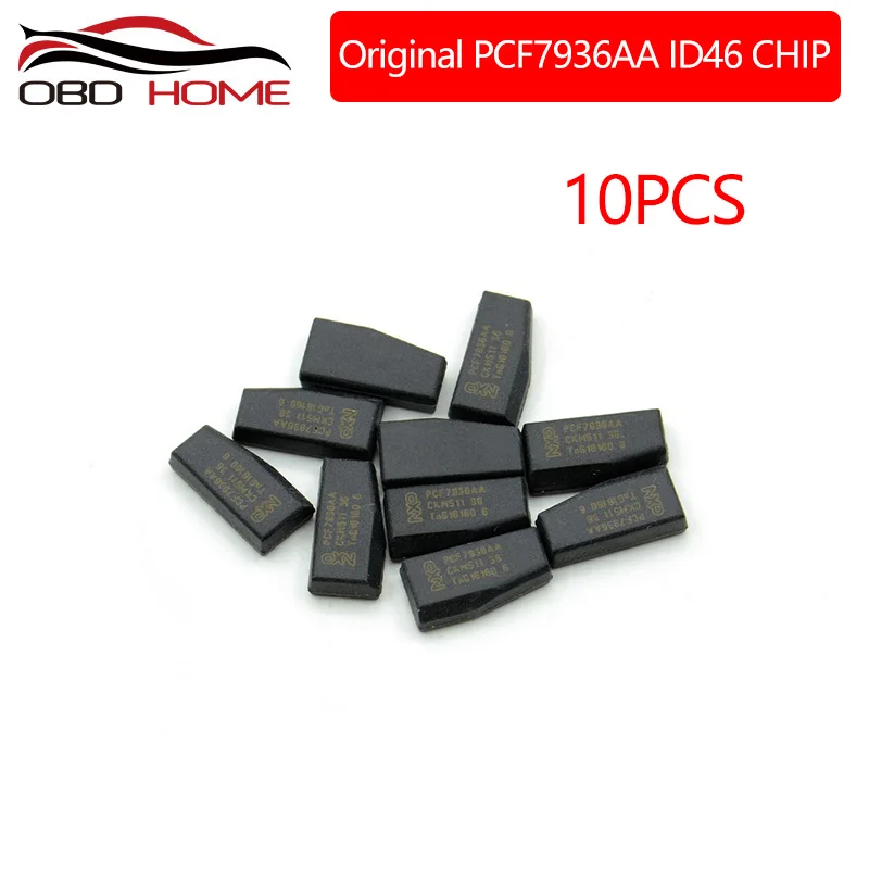 10 шт. OBD2 автомобильный ключ чип ключ diy PCF7936AS PCF7936AA SOT385 ключ чипа ID46 чип PCF7936 слесарный инструмент