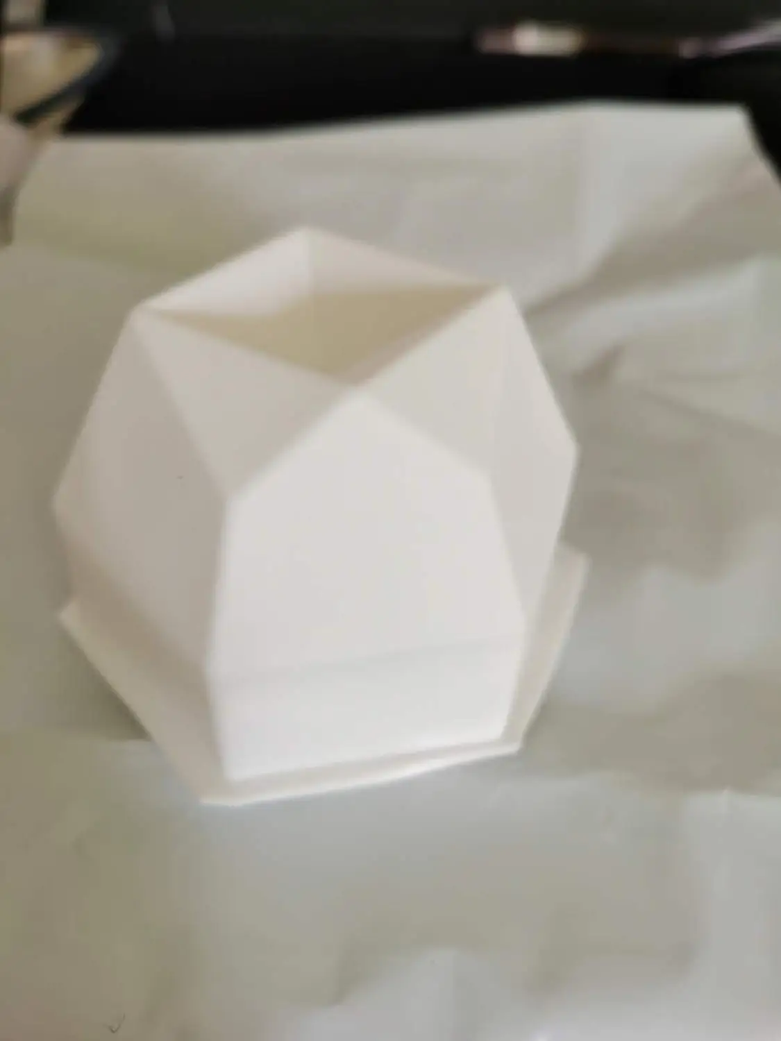 Eight-sided Multilateral Diamond Face Cube DIY Candle mold Creative Handmade Aromatherapy Candle Silicone Mold