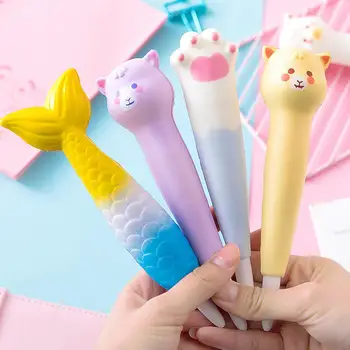 

Adeeing 0.5mm Cute Cartoon Gel Pen Squeeze Pen Healing Stress Reliever Decor Toy d25