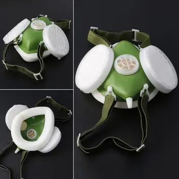 

Anti-Dust Gas Mask Filter Anti-fog Haze Industrial Paint Spraying Labor Work Protection Facepiece Dustproof Gas Mask Respirator