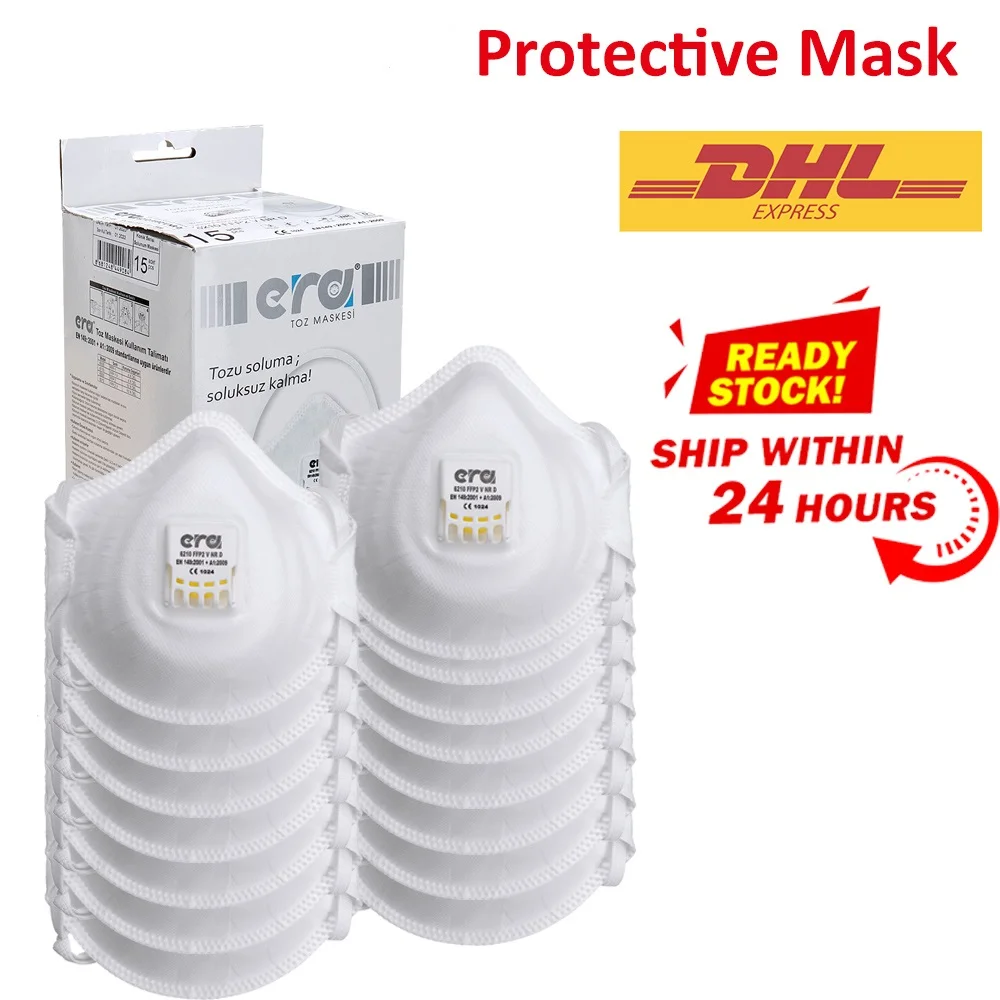 

30Pcs Face Mouth Mask FFP2 Masks N95 Mask With Valve Filter Anti Pollution Dustproof Flu Hygiene Face Mask