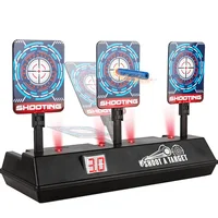 Auto-Reset Electric Target For Nerf Guns Bullets Toys For Beads Blaster Gun Toy Parts High Precision Scoring Practice Target 1