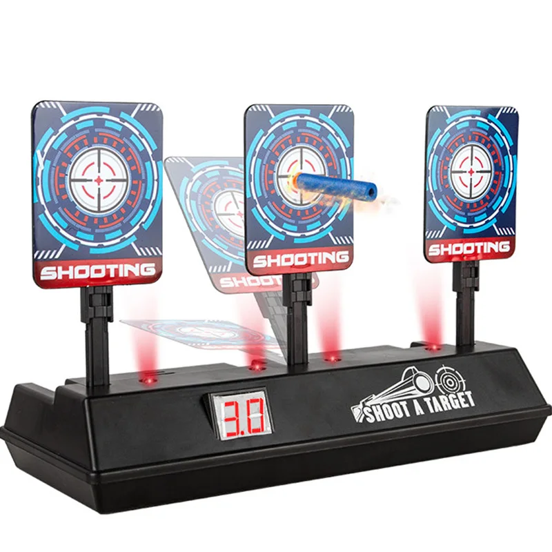 30 Electric Target for Nerf Guns Digital Target w/ 12 Clip Magazine Toy Gun 