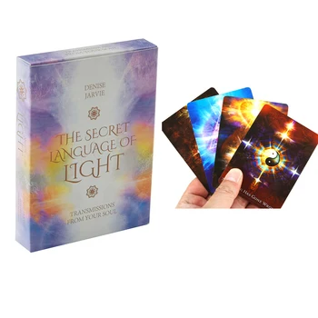 

Secret Language of Light Oracle Card Deck English Tarot Card Deck and Guidebook Card Table Card Game Magical Divination Card