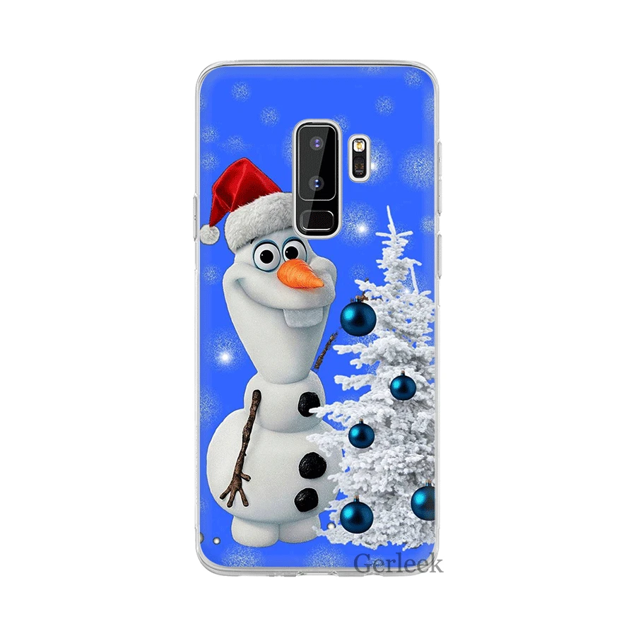 2 Чехол для телефона из термополиуретана для samsung A5 A6 A7 A8 A9 A10 A20 A30 A40 A50 A60 A70 крышка Снеговик оболочки - Цвет: 2