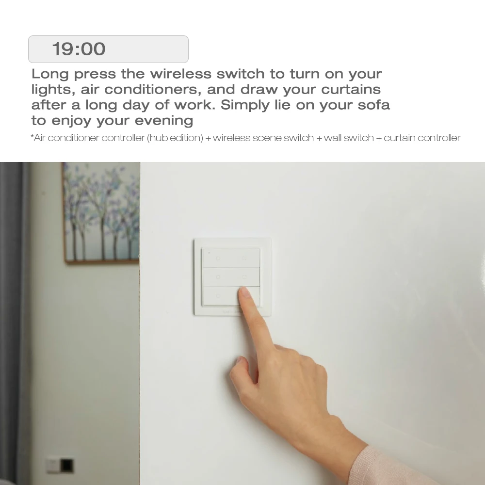 Aqara zigbee 3.0 opple sem fio interruptor
