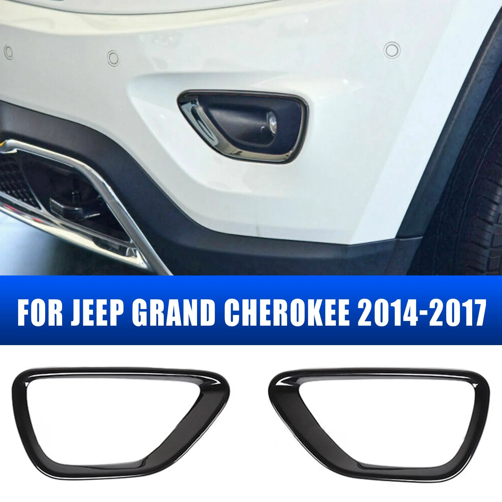 

Накладка на переднюю противотуманную лампу для Jeep Grand Cherokee 2014-2017