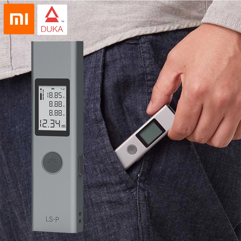 

xiaomi DUKA Laser Ls-p range finder Digital Rechargeable smart 2019 new arrival distance meter Measure Handheld Rangefinder home