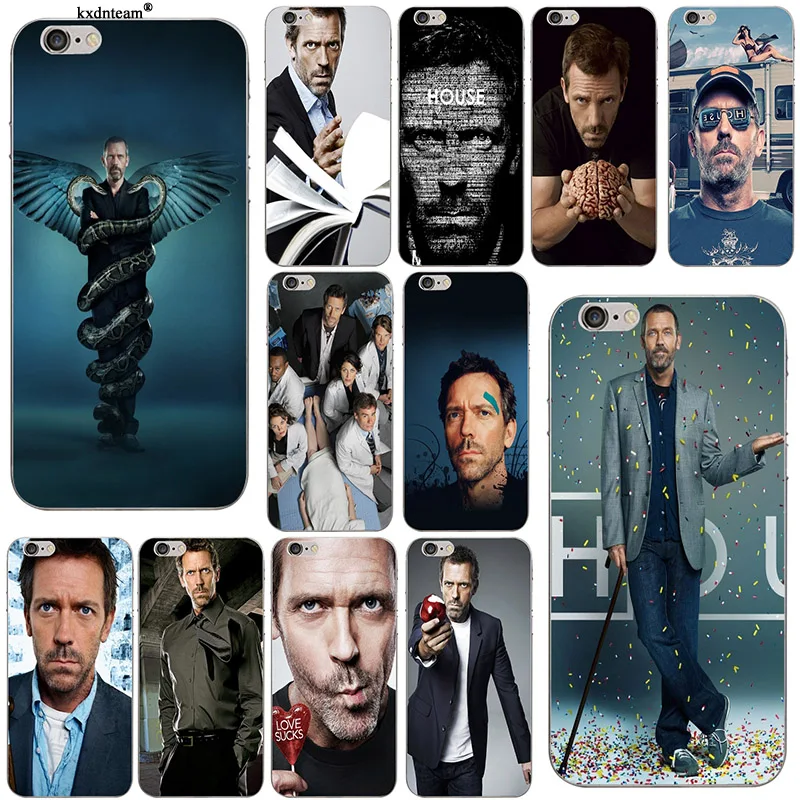 Мягкий силиконовый чехол Dr Gregory House Hugh Laurie Brain чехлы для телефонов из ТПУ iPhone 8 7 6 6S
