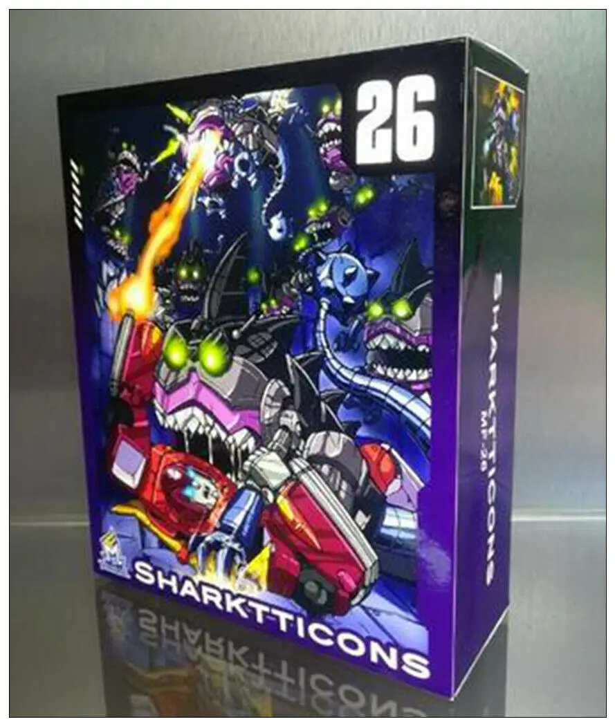 

New MFT MS-26 Sharkticons Action Figure mini G1 Transformeable toys Reprint