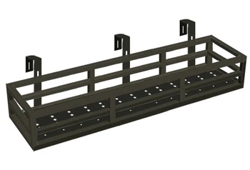 

Stainless Steel Balcony Flower Stand Railing Hanging Flower Pot Rack Fence Multi-small Flower Shelf Window Sill Rack Indoor