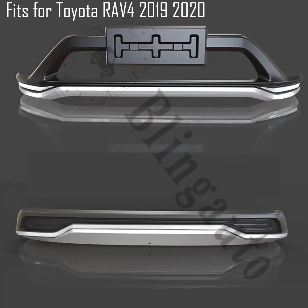 2 шт. защитные пластины для переднего и заднего бампера Toyota RAV4 2019 2020|Амортизаторы|