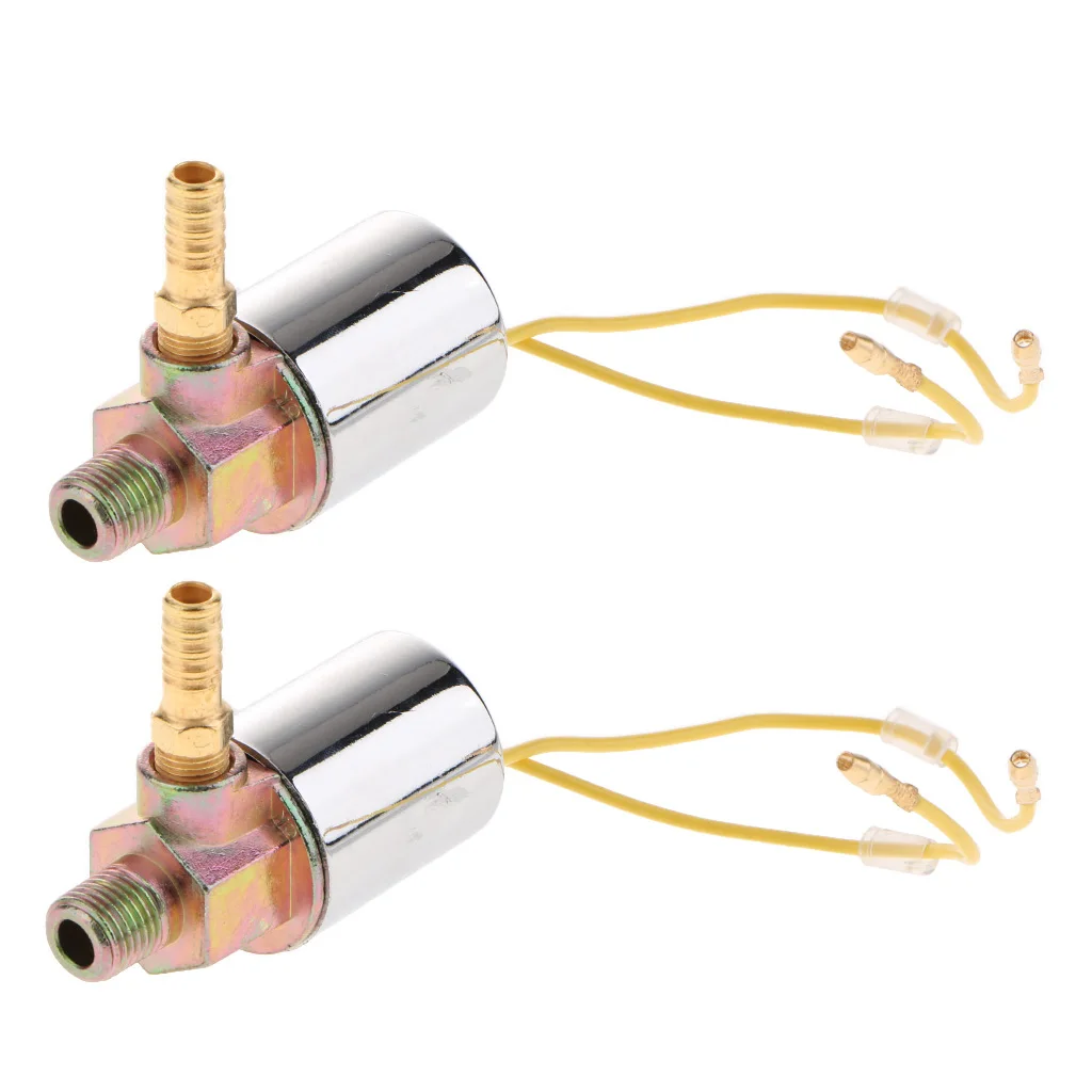 2 Pieces 12V 1/4 Inch Electromagnetic Electric Horn Air Valve For Car Truck Train Auto Valve Solenoid Air Horn