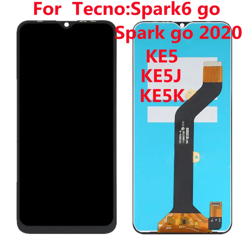 Оригинальный ЖК-дисплей 6 52 дюйма для TECNO Spark Go KE5J Ke5k / SPARK GO 2020 KE5 сенсорный датчик