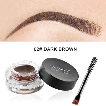 

HANDAIYAN 12 Color Super Waterproof Eyebrow Cream Sweat-proof Eye Brow Gel Brown High Pigmented Makeup Cejas Postizas TSLM2