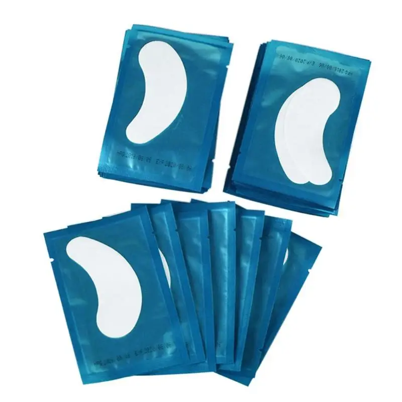 50pcs-Blue 50/100 шт кругов под глазами подушечки для глаз Стикеры вентиляции нетканых материалов самоклеящиеся подушечки для наращивания ресниц "сделай сам" для наращивания ресниц - Цвет: 50pcs-Blue