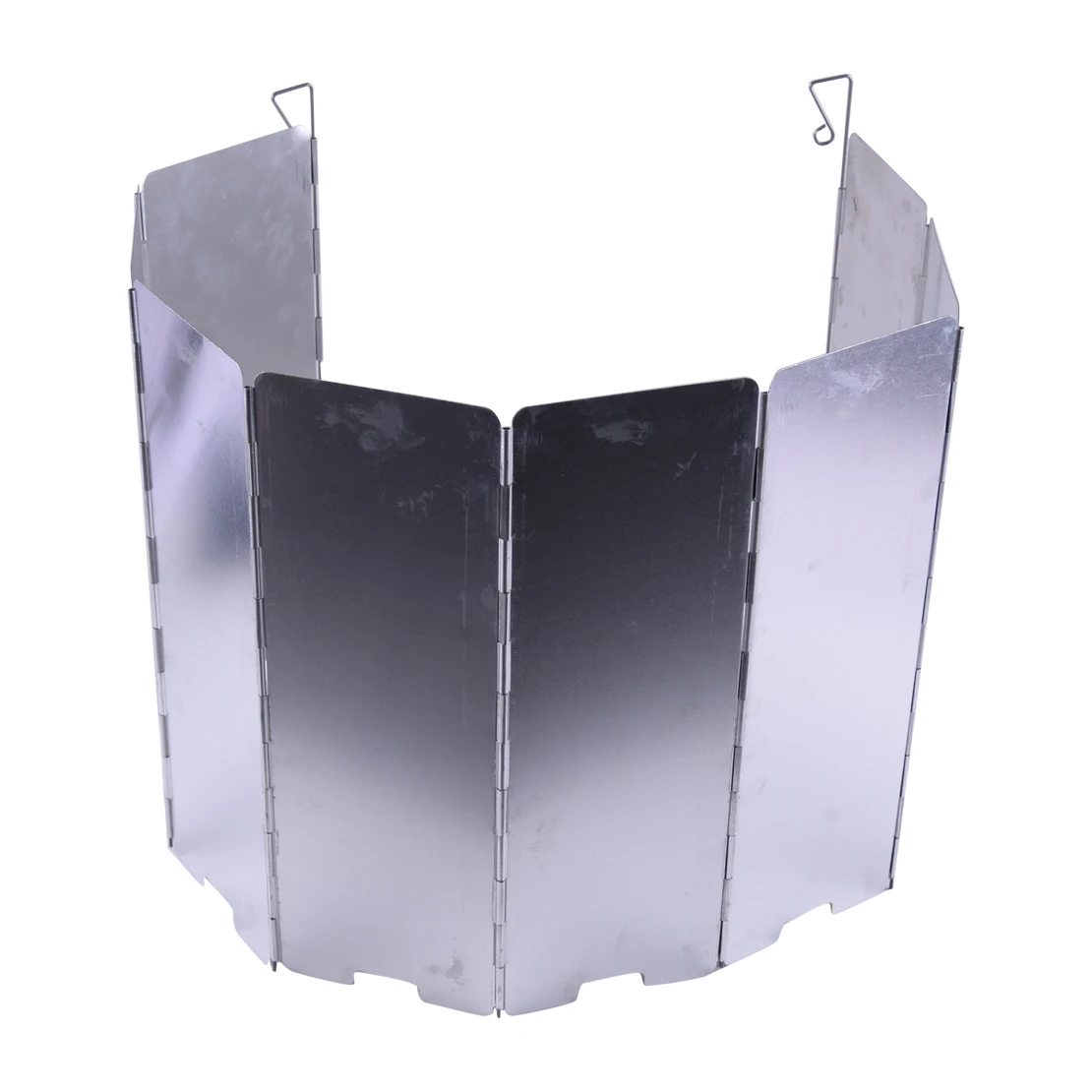 LETAOSK 9 Small Plates Outdoor Camping BBQ Foldable Burner Windshield Gas Stove Wind Shield Screen