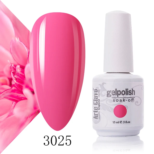 Arte Clavo 131 Colors Gel Polish Nail Gel Varnish Paint Semi Permanent Nails Art Gel Nail Polish For Manicure Top Coat Base Coat 3025