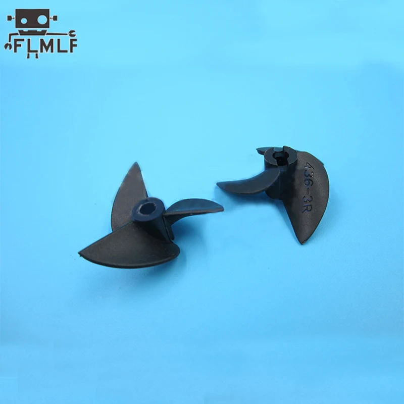 Rc Boat Nylon 3 Blades Propellers for 3mm/4mm/4.8mm Shaft Rc Boat 3 Blade Plastic Paddles