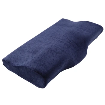 

Comfortable Cervical Orthopedic Pillows Latex Neck Care Memory Foam Sleeping Bedroom Pillow Head Neck Support Blue