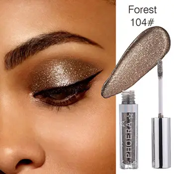 

Shiny Eye Liner Pen Metallic Diamond Eyeshadow Palette Long Eyeshadow Liquid lasting Shimmer Cosmetic Pigmented T9R3