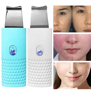 

Professional Ultrasonic Facial Skin Scrubber Ion Deep Face Cleaning Peeling Rechargeable Skin Care Device Beauty Instrument