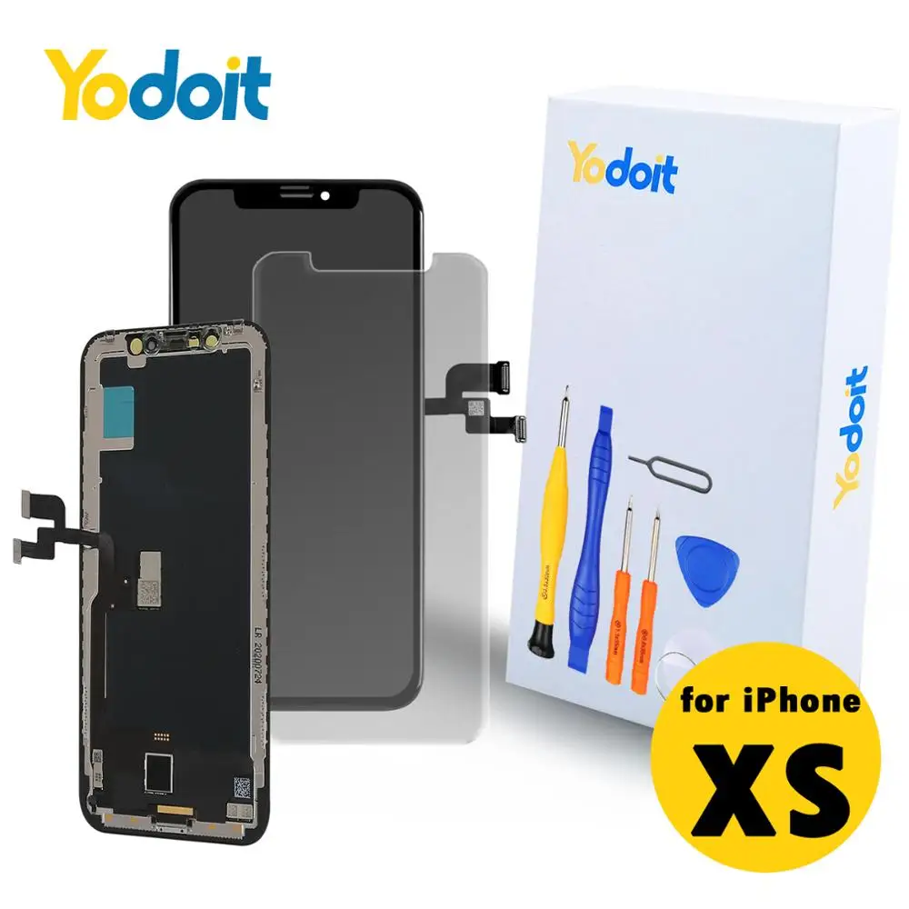 

Yodoit for iPhone XS Screen Replacement OLED Display Touch For iPhone XS LCD Touch Digitizer Full Assembly+Tools
