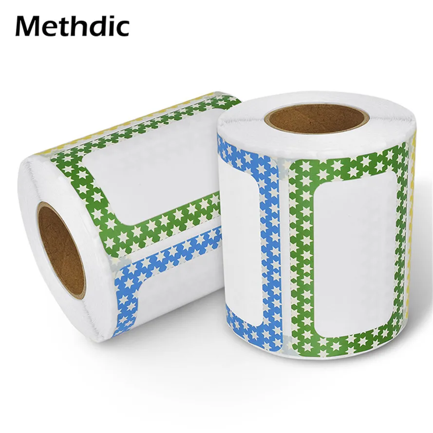 

Personalized 500 Labels/roll Self Adhesive Name Tag Sticker Roll for Student label stickers