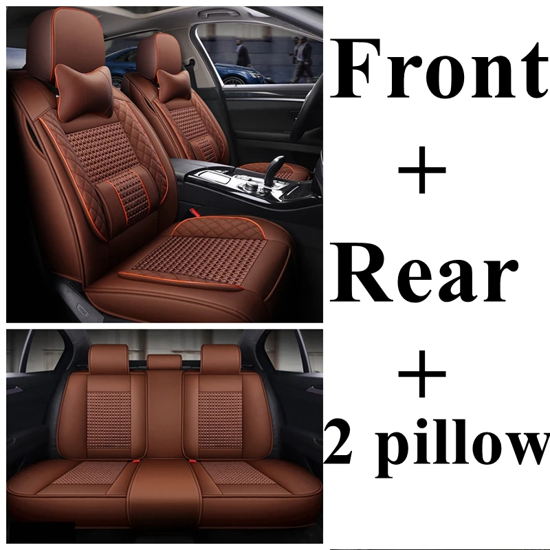 Coffee Luxury Автомобильные чехлы для Nissan Qashqai Navara D22 Juke X-trail Leaf Tiida Versa Murano Kicks Dualis LIVINA NP300 автомобильные аксессуары - Название цвета: Coffee Luxury