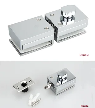 

Zinc Glass Clamp Latch Lock Bolt Shower Box Swing Glass Door Partition Screen Non Mortise