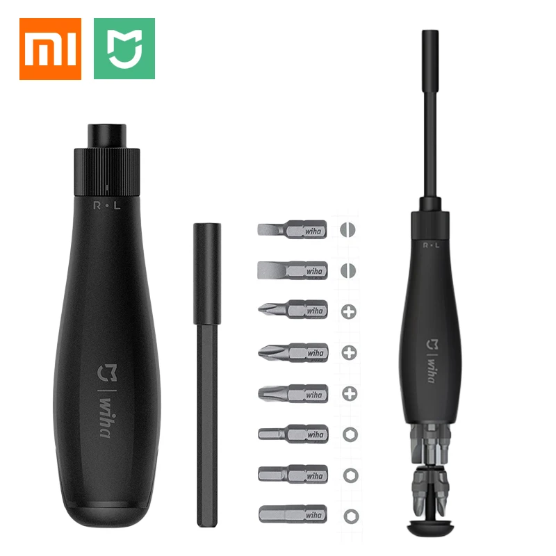

Newest Xiaomi Mijia Wiha Screwdriver Kit Precision Magnetic Bits 8 in 1 Daily Use DIY Screw Driver Repair Set For Mi Smart Home