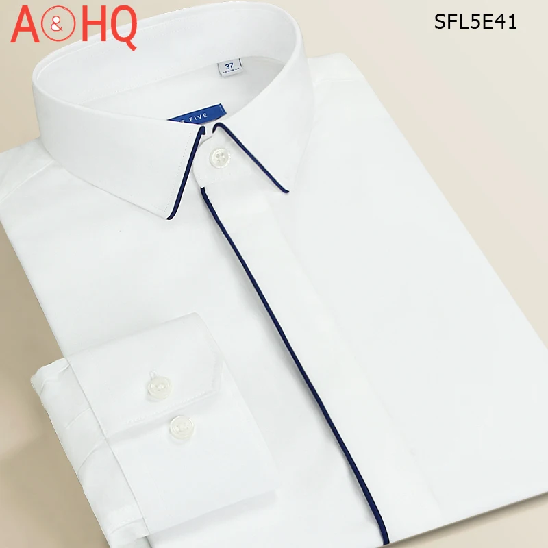 Smart five комбинированные цвета белый мужские нарядные рубашки Деловые туфли