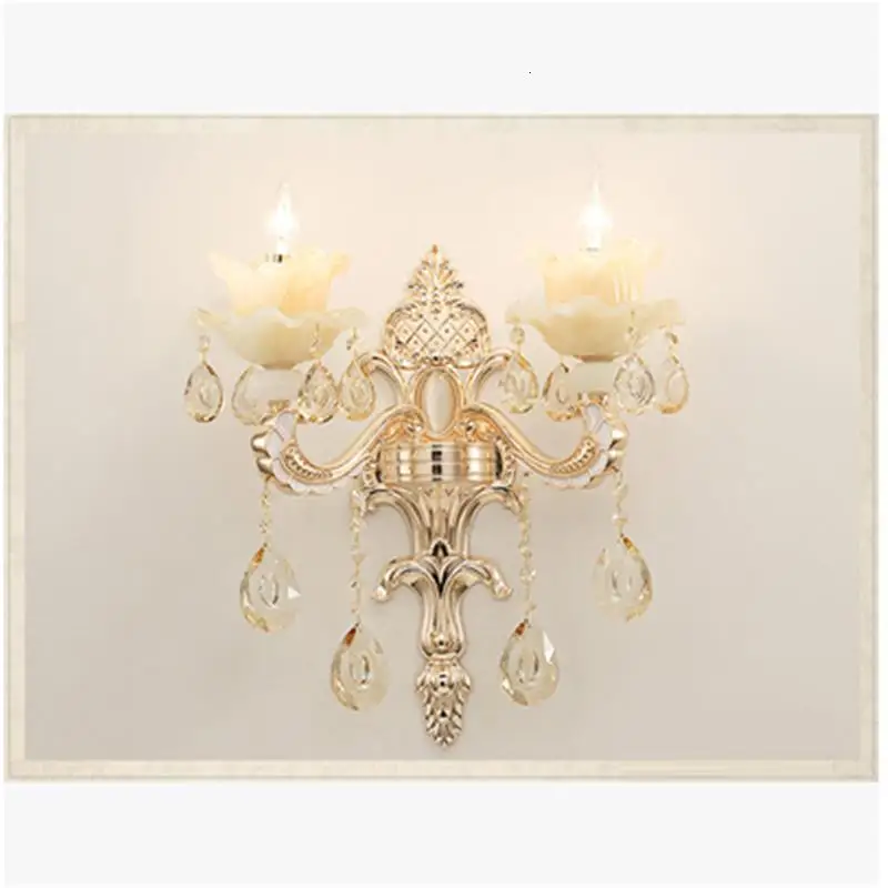 Coiffeuse Avec Miroir Внутреннее освещение Kinkiety аппликация Murale светильник для дома Aplique Luz Pared кристалл настенный светильник для спальни