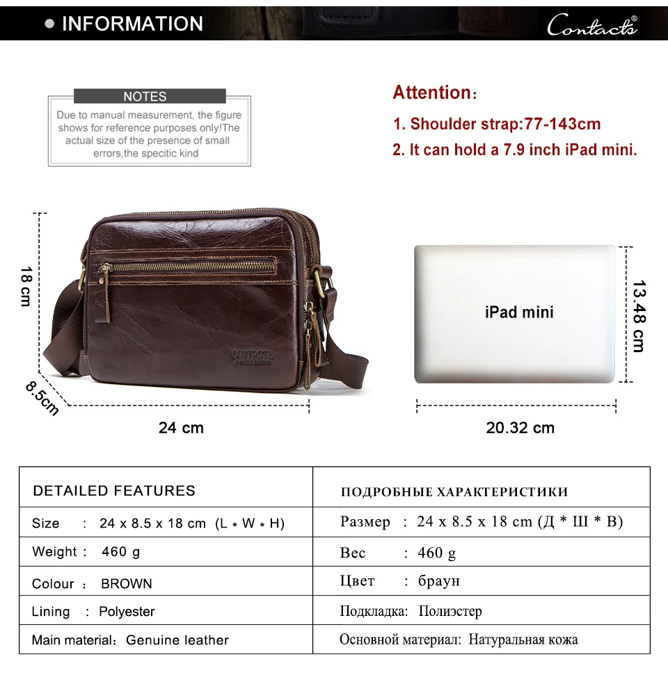 Маленький мужской портфель из натуральной кожи, сумка-мессенджер для 7,9 дюймов Ipad, мужские Наплечные сумки для кредитных карт, мужские сумки Bolsa Masculina