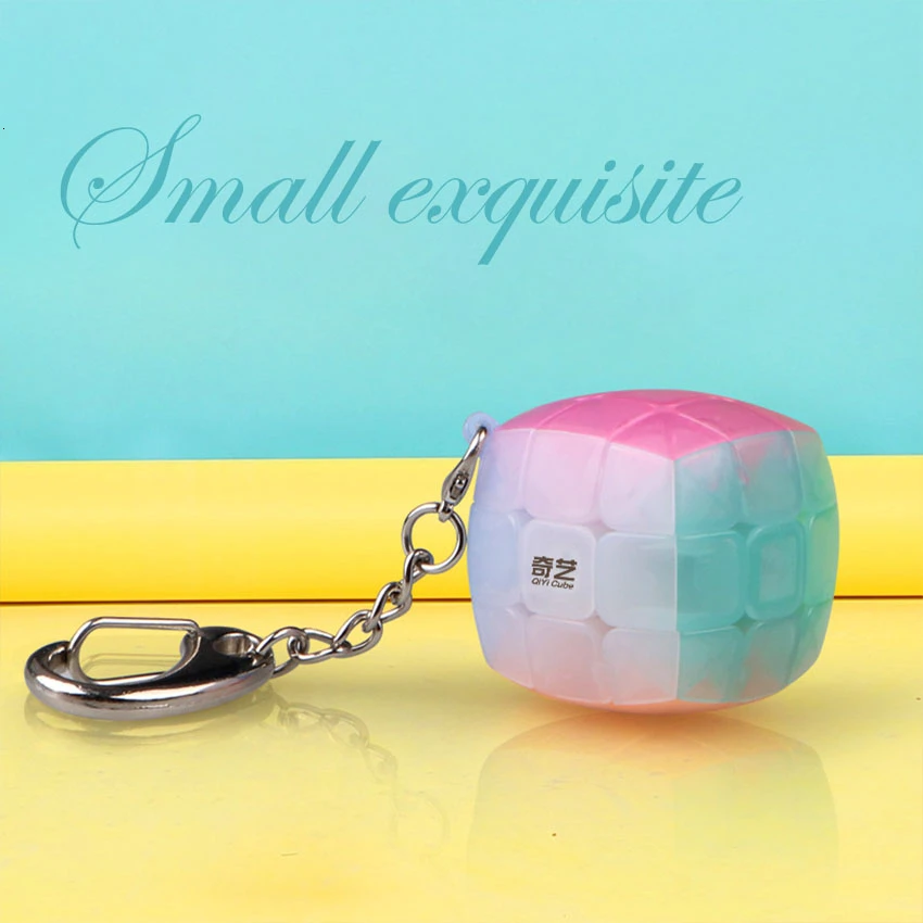 Qiyi 3x3x3 jelly magic cube Профессиональный скоростной куб 5 6 см для кубика пазла Neo Cubo Magico