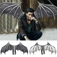 Косплэй для взрослых и детей Хэллоуин Карнавальный Пурим костюм, реквизит крылья демона маска Дракон крылья летучей мыши для эксплуатационные качества J6